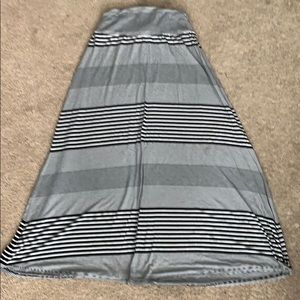 Black and white skirt